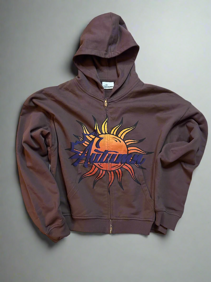 Shining Sun Hoodie - Brown