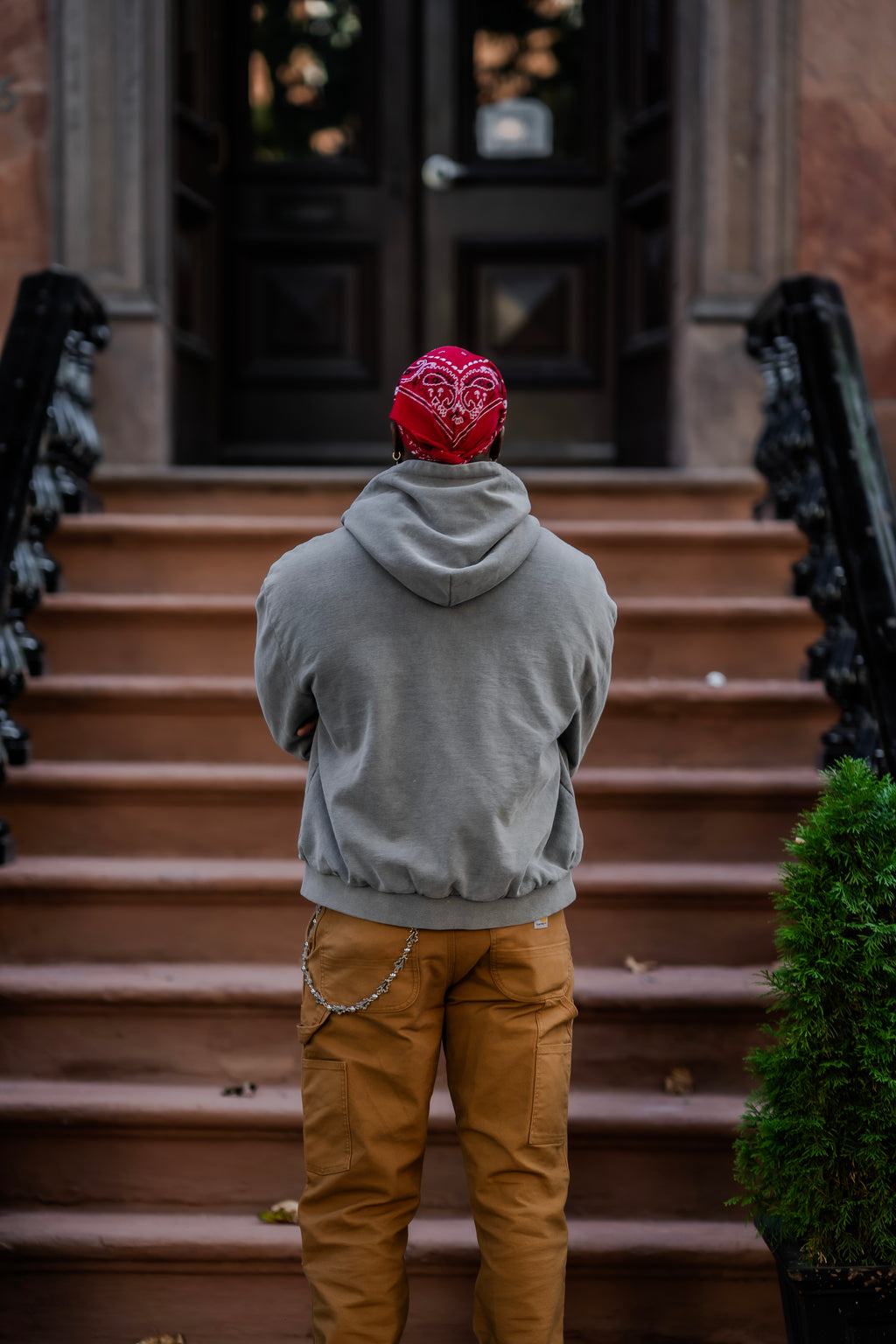 Reversible (Plaid/Grey) Hoodie