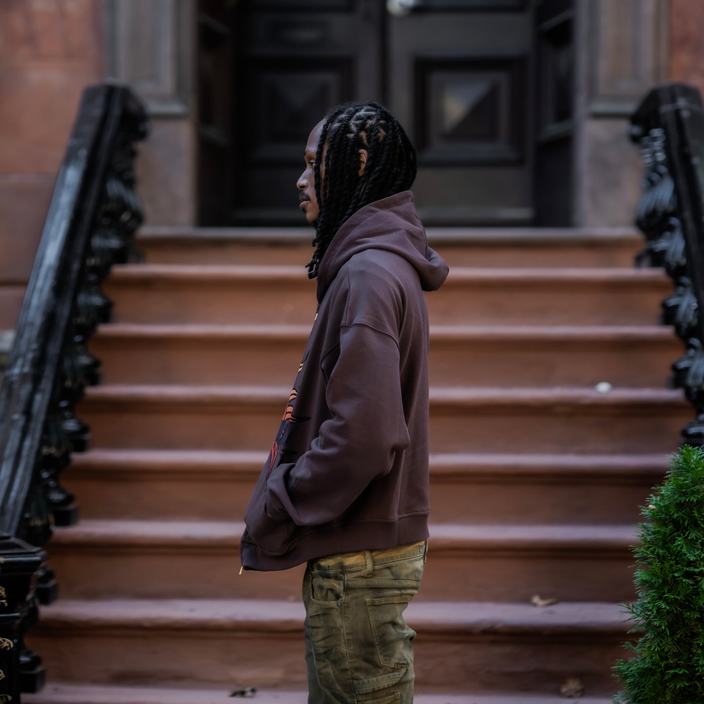 Shining Sun Hoodie - Brown