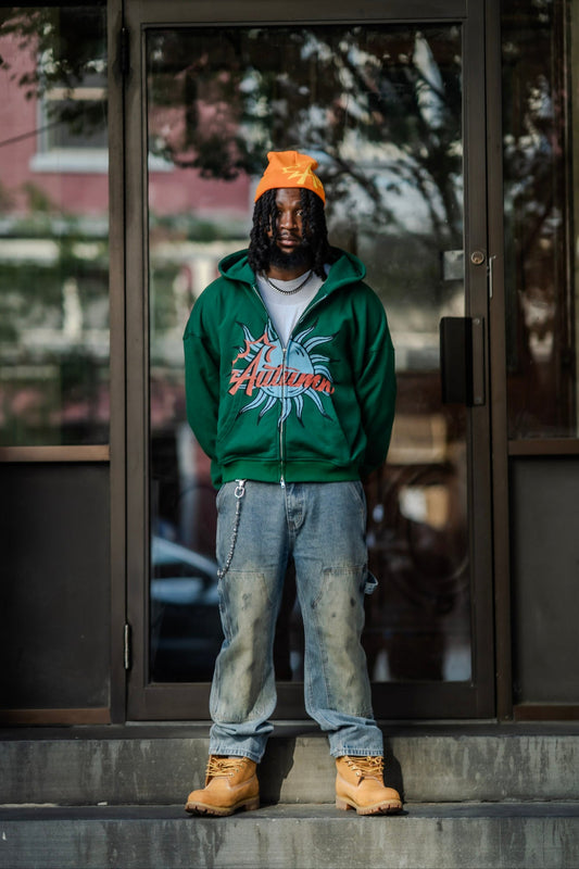 Shining Sun Hoodie - Green