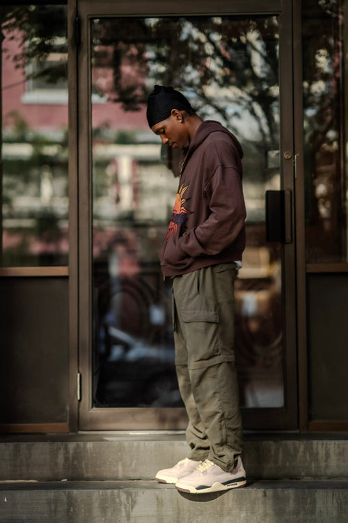 Shining Sun Hoodie (Brown)
