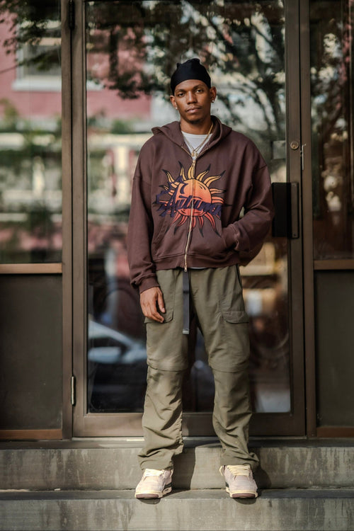 Shining Sun Hoodie (Brown)