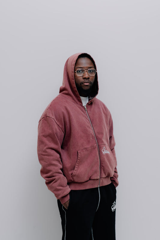 Red Berry Reversible Hoodie