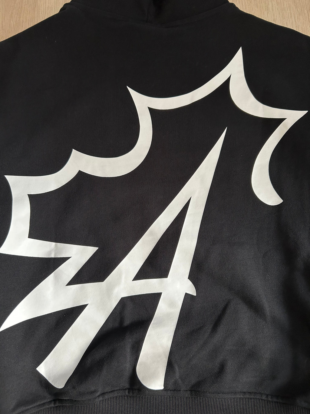 Black/White Autumn Logo Hoodie