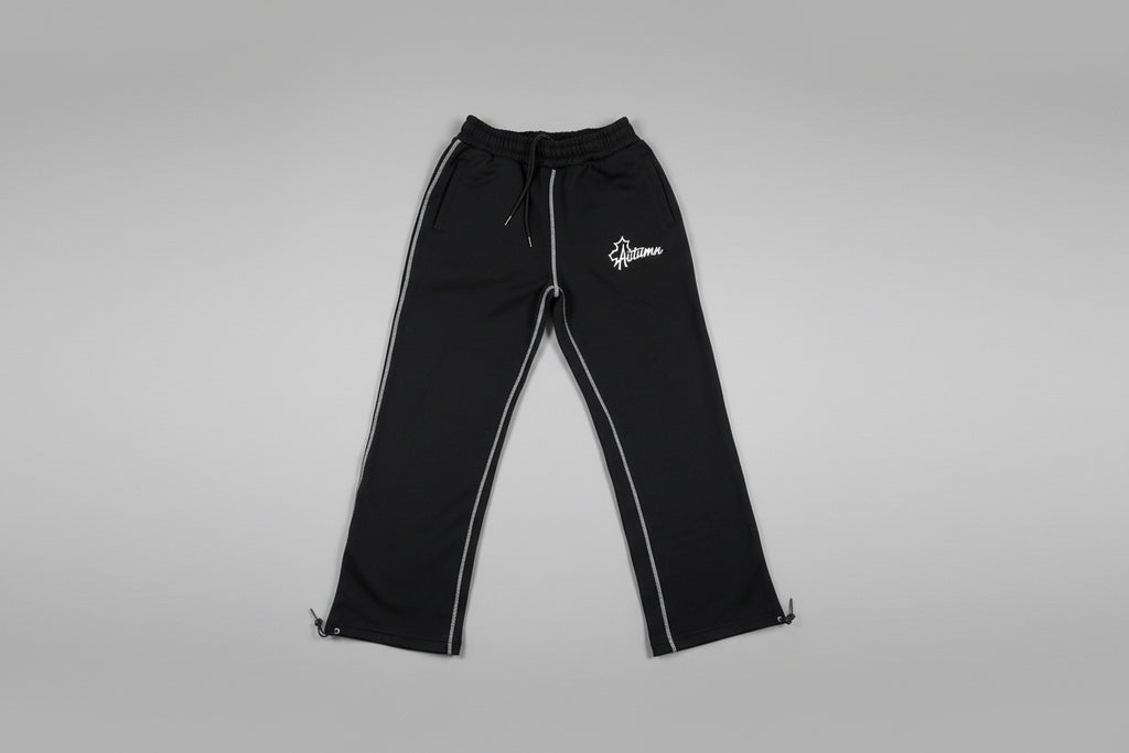 Black/White Autumn Logo Sweatpants