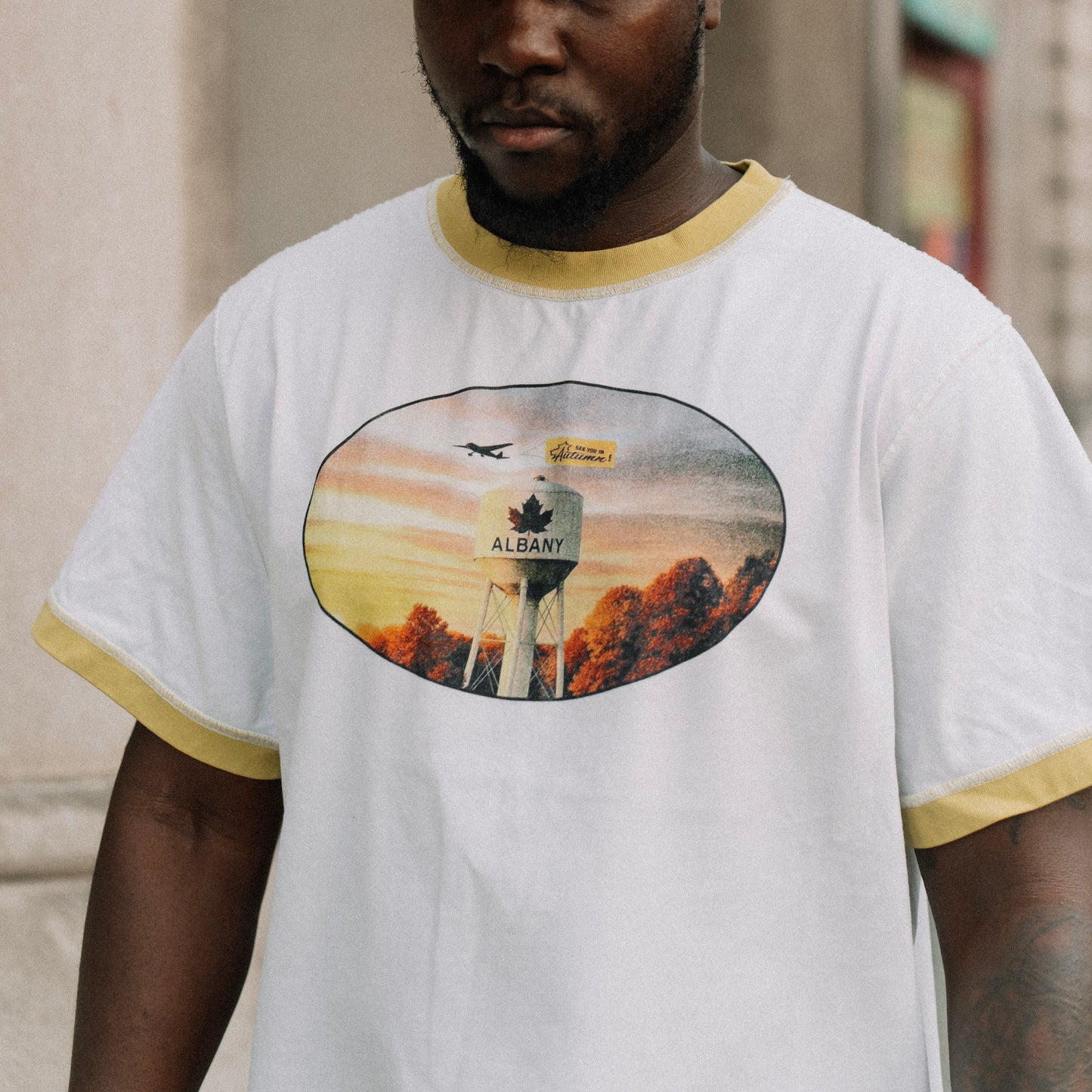 Autumn "Water Tower" Ringer Tee